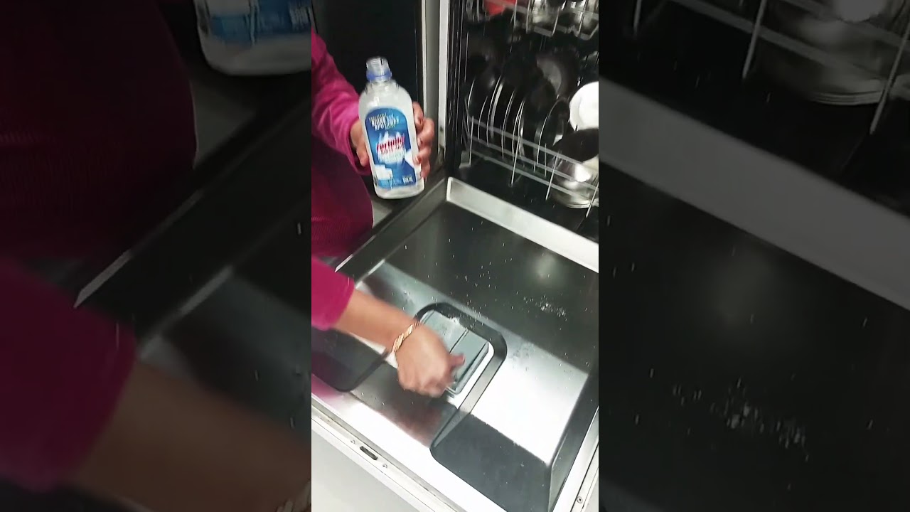 How to add Dishwasher Rinse Aid in your Dishwasher| Dishwasher Demo|#shorts #dishwasher #dishwashing