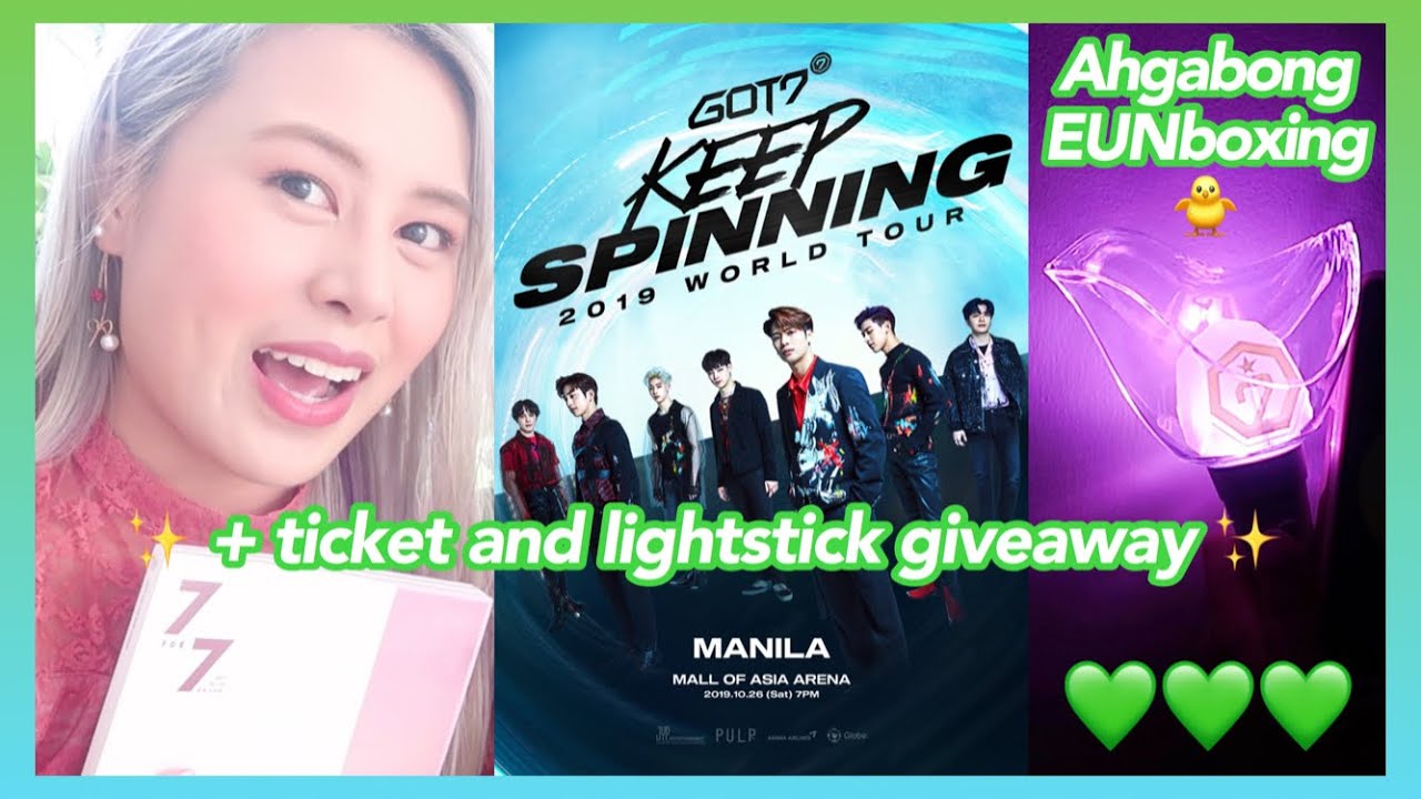 Vlog #89: GOT7 Keep Spinning in Manila Ticket Selling and Ahgabong EUNboxing (+ GIVEAWAY!!) 🐥💚