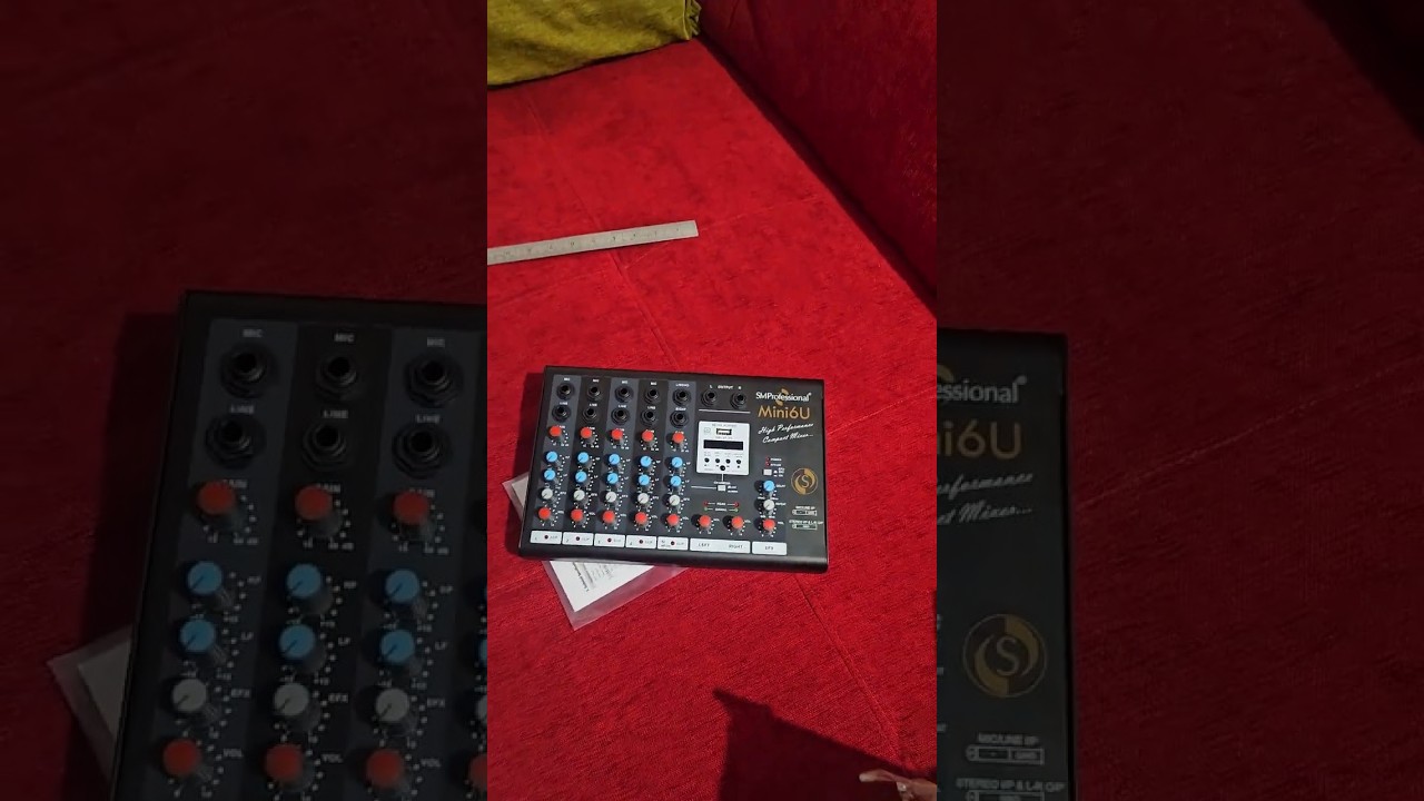 Studiomaster Mini 6U Mixer Unboxing #music #mixer #studiomaster #unboxing