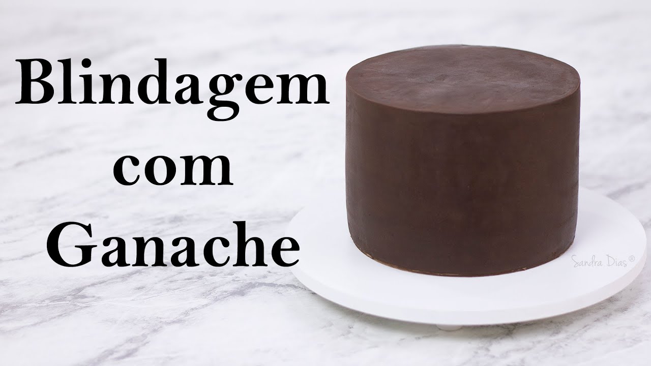 O Segredo da Blindagem do Bolo c/ Ganache de Chocolate | Receita e Técnica -Especial Bolos Decorados