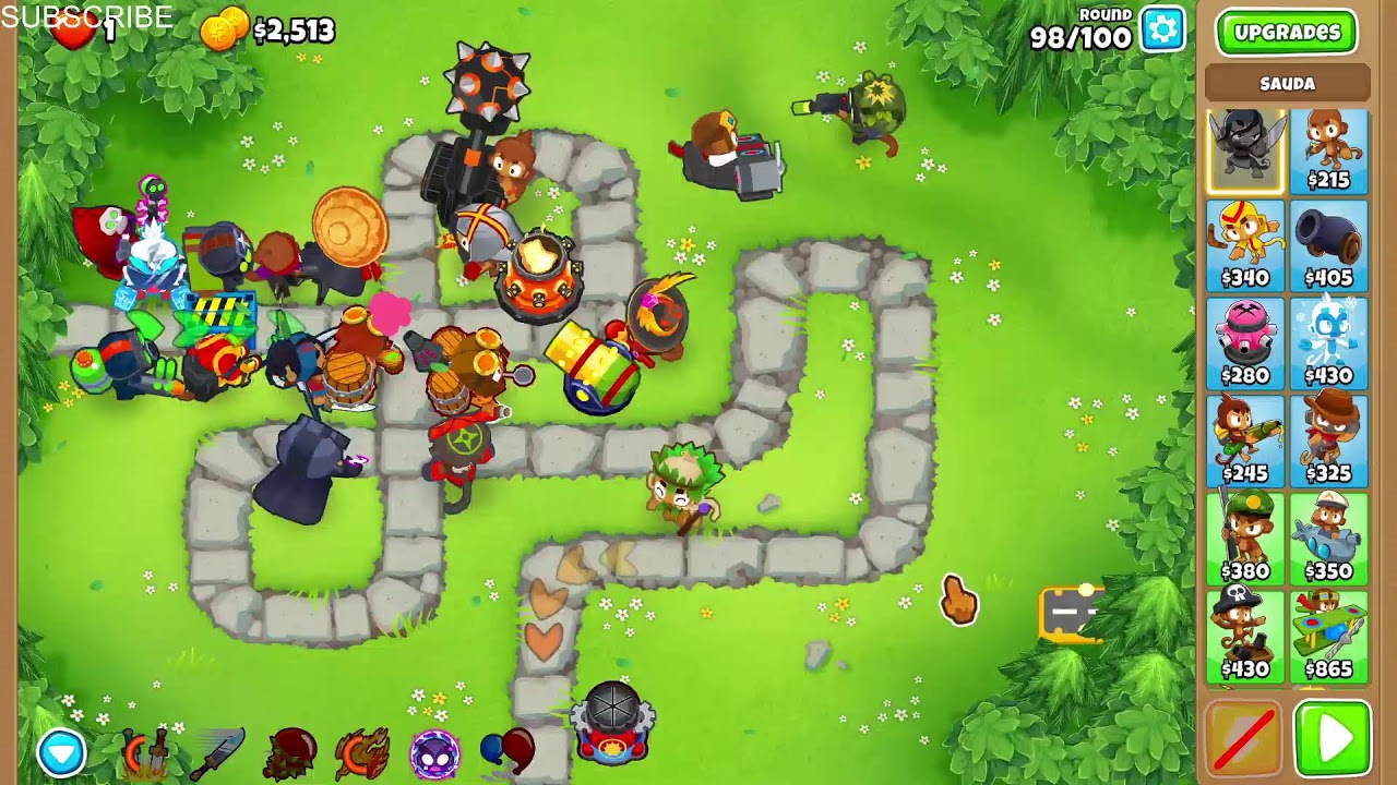 Chilling on bloons