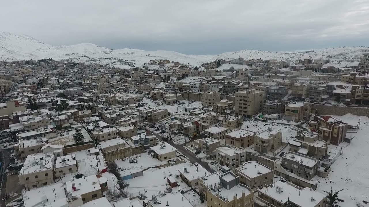 Majdal Shams┃Birkat ram┃El- rom ┃Golan Height of Israel 2023 ┃Drone  Flight ┃Snow