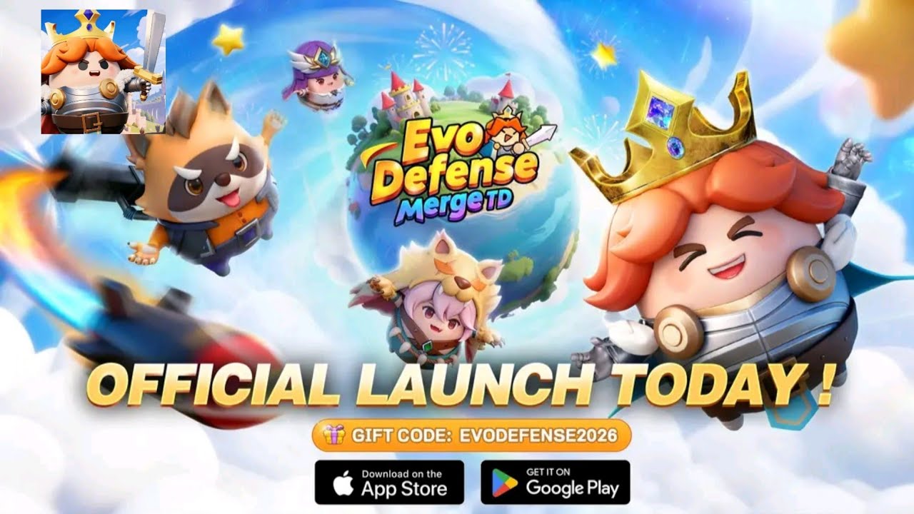 Evo Defense: Merge TD Gameplay - Official Launch Strategy Game Android iOS