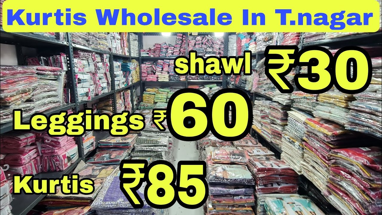 T.Nagar Wholesale Kurtis கடல் 😍|| Kurtis From ₹85 Only || Top Star Collections ||