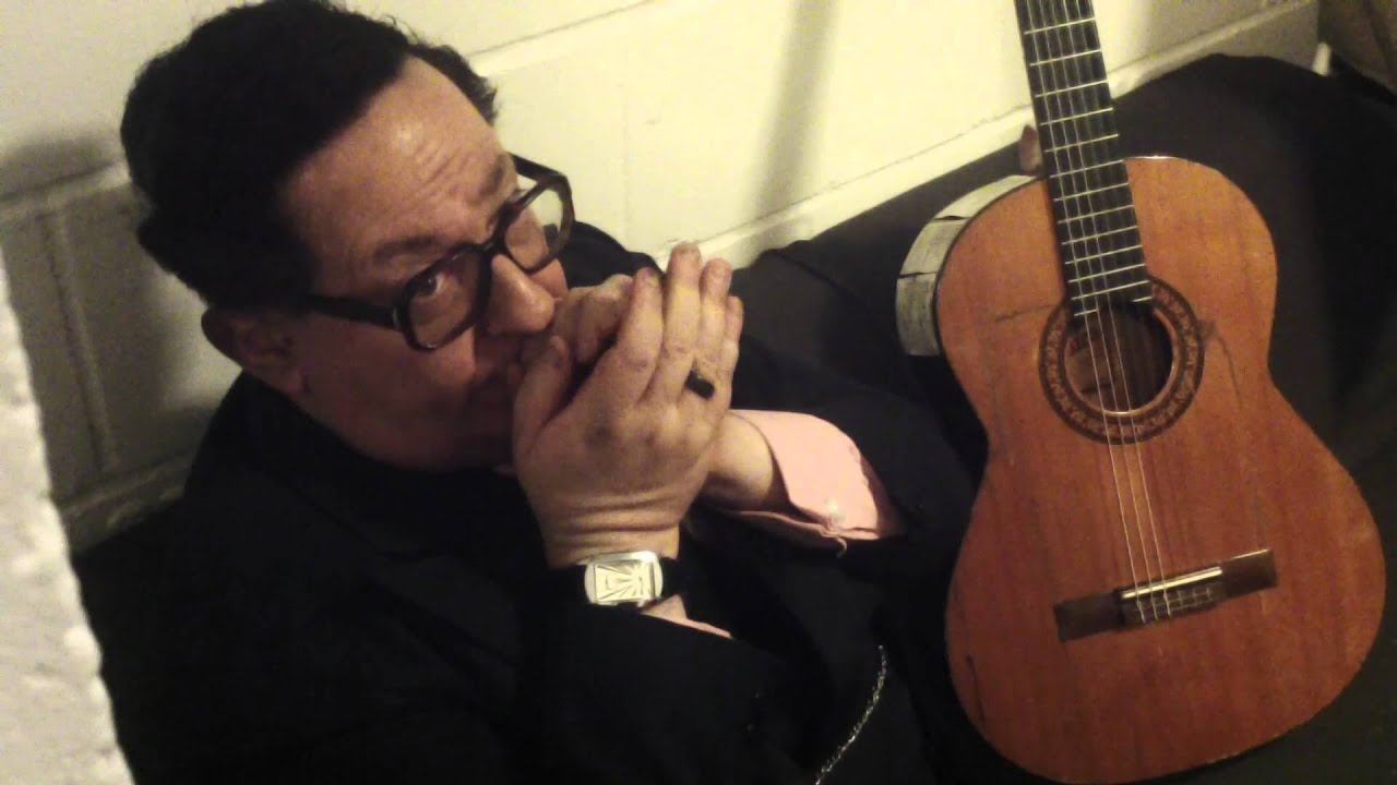 Earl Okin with the Janet Seidel trio backstage Norwich Playhouse
