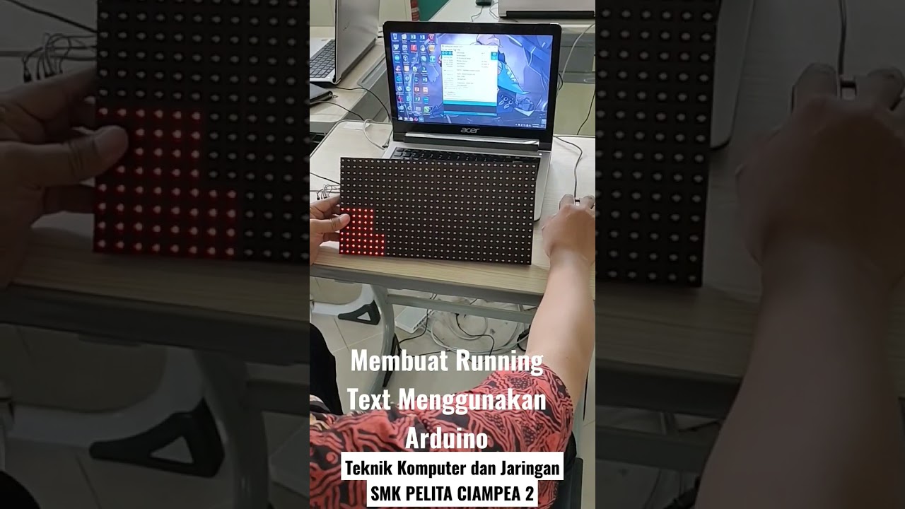 Membuat Running Text Menggunakan ARDUINO #arduino #arduinoproject #runningtext