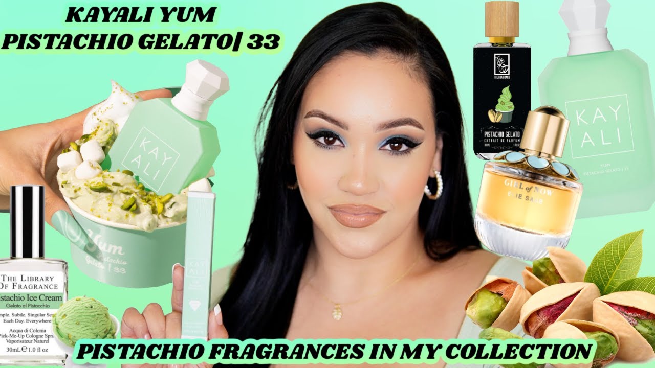 KAYALI YUM PISTACHIO GELATO | 33 PERFUME FIRST IMPRESSIONS! + PISTACHIO FRAGRANCES IN MY COLLECTION💚
