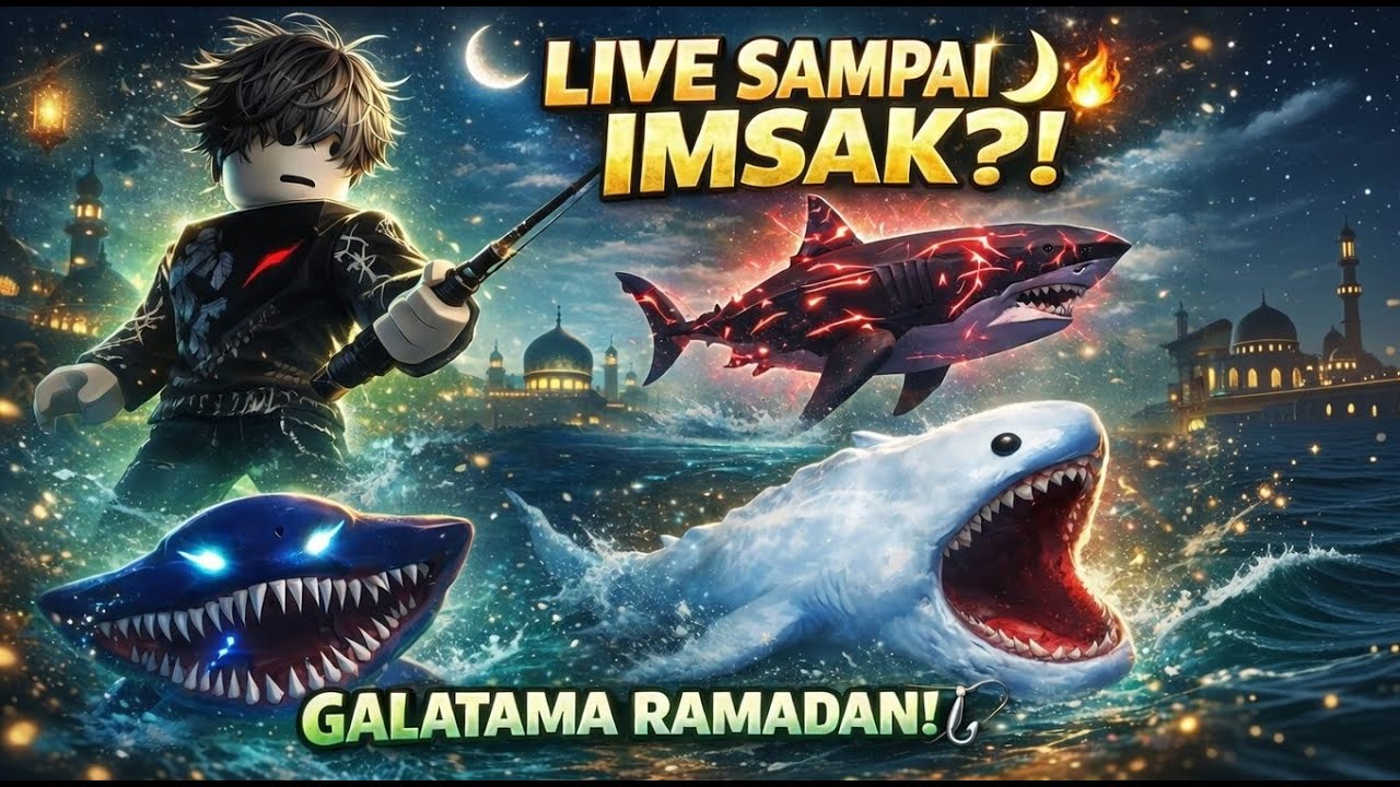 SAHUR BARENG! 🌙🎣 LIVE Fish It + Galatama Malam Pertama Ramadan 🔥