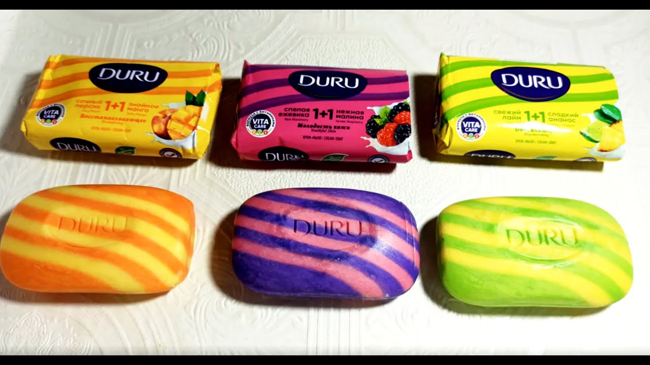 Dry Soaps DURU VITA Care | Три мыла DURU 