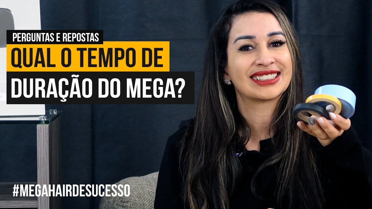 Qual o tempo de duração do mega hair de fita adesiva em uma aplicação correta!? #01