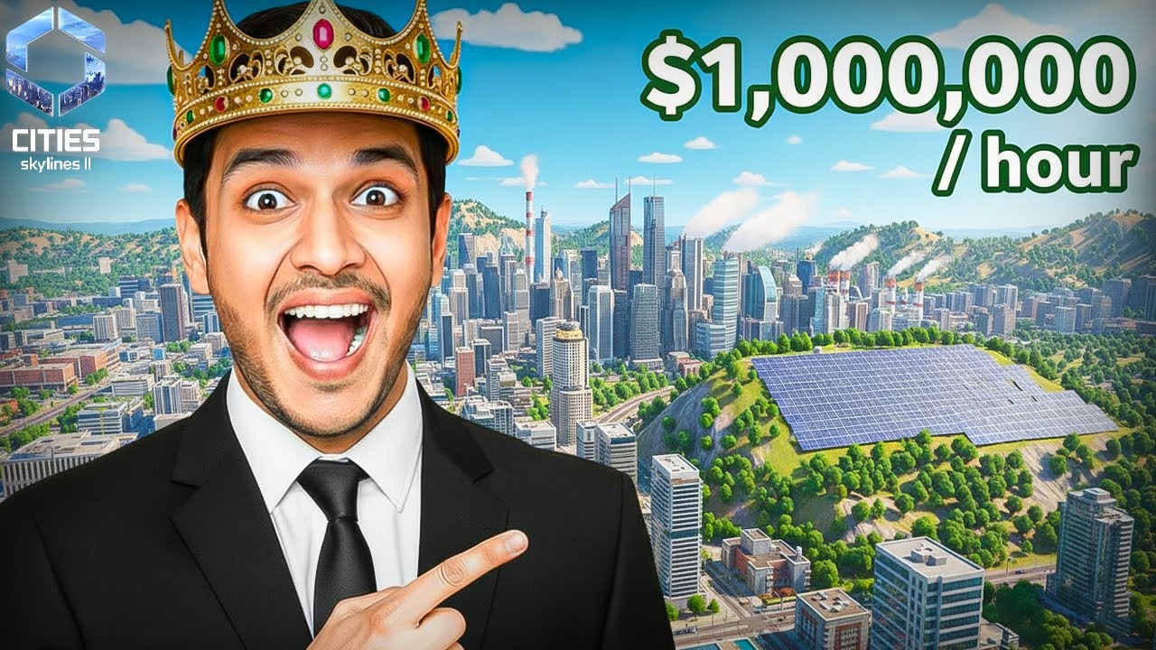 The SECRET to $1 MILLION PROFIT Per Hour (Cities Skylines 2)