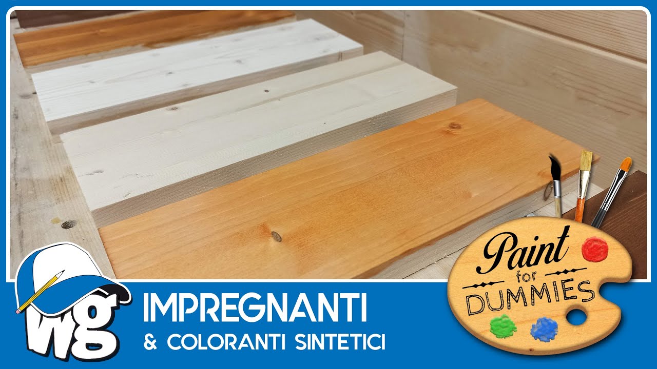 Impregnanti e coloranti sintetici per legno - Paint for dummies