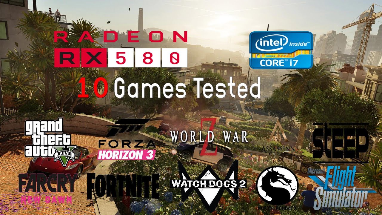 𝐑𝐚𝐝𝐞𝐨𝐧 𝐑𝐗 𝟓𝟖𝟎+ 𝐈𝟕 𝟒𝟕𝟗𝟎 𝟑.𝟔𝟎𝐆𝐇𝐙 |𝐁𝐞𝐧𝐜𝐡𝐦𝐚𝐫𝐤 𝐢𝐧 𝟏𝟎 𝐆𝐚𝐦𝐞𝐬