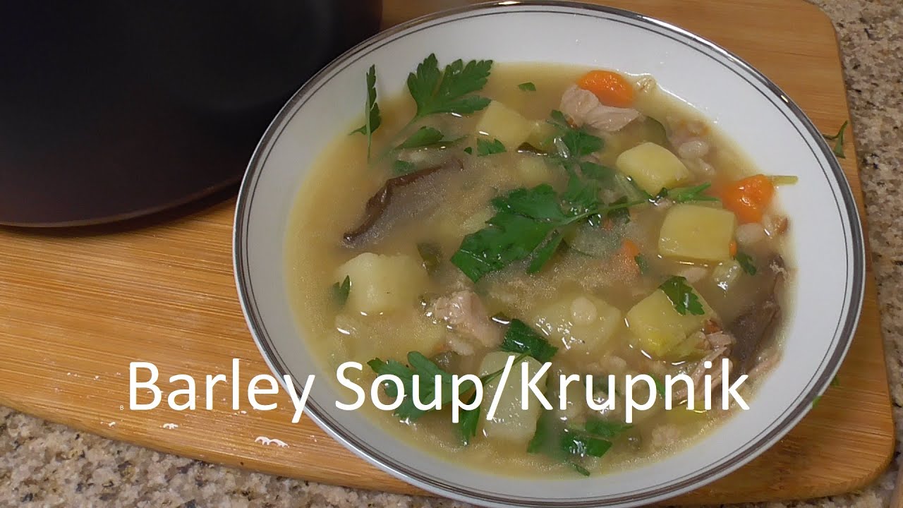 Polish Barley Soup /Krupnik Zupa  Ep 123