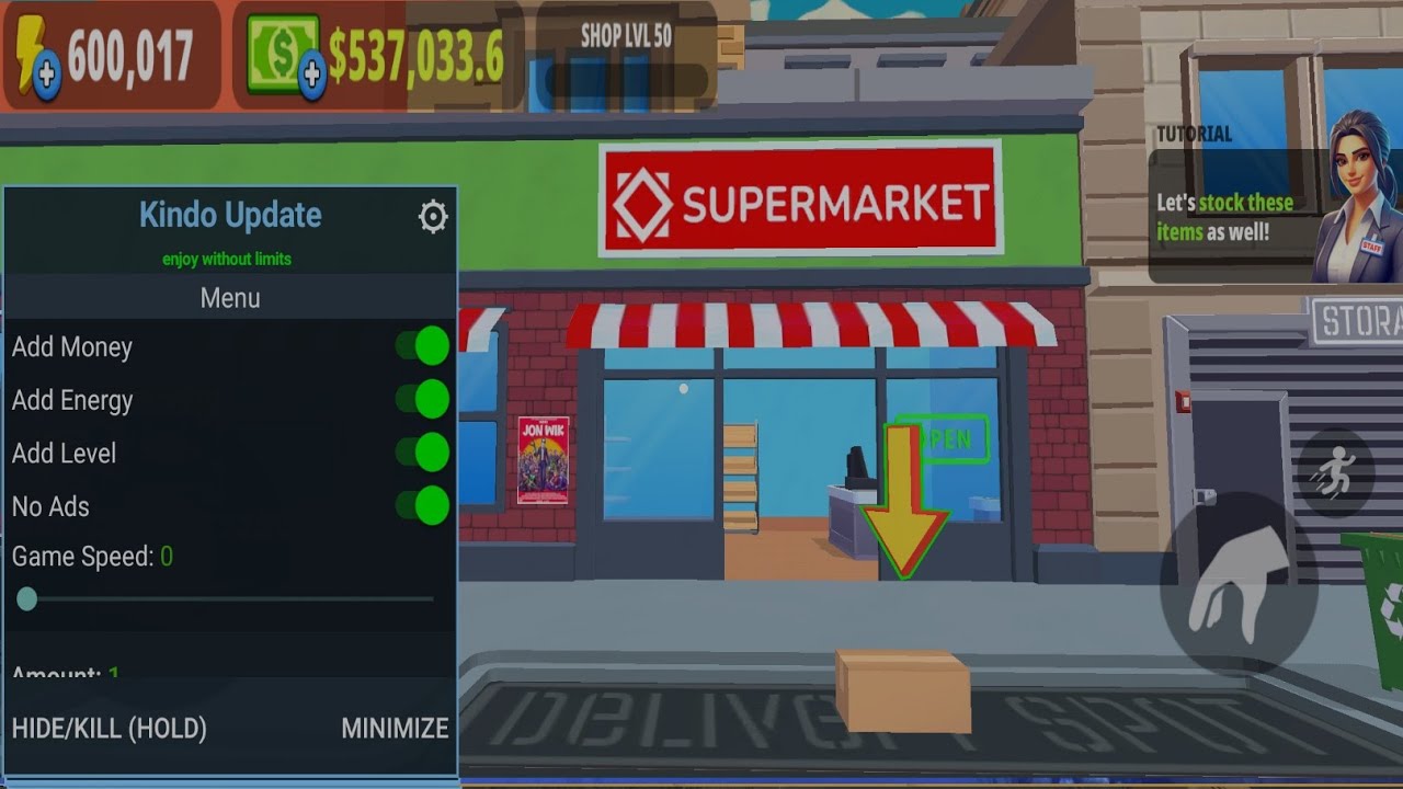 Supermarket Store 3D Simulator 1.1.0 Mod Unlimited Money Energy