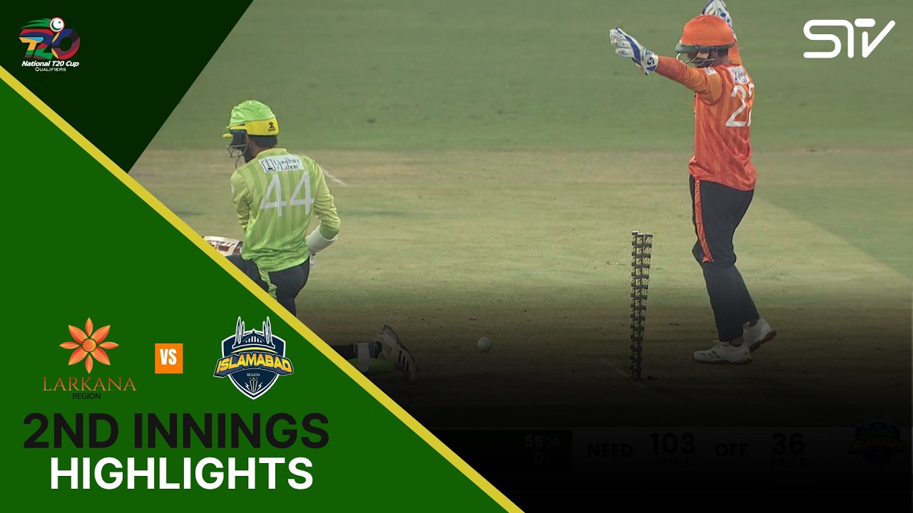 Second Innings Highlights  | Larkana vs Islamabad| National T20 Qualifier |  Match 2 | MZA1U