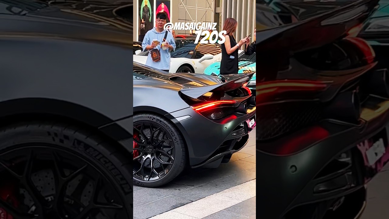 Amazing V8 Engine Sound on McLaren 720S! Rev & V8 rumble of this twin turbo SUPERCAR!