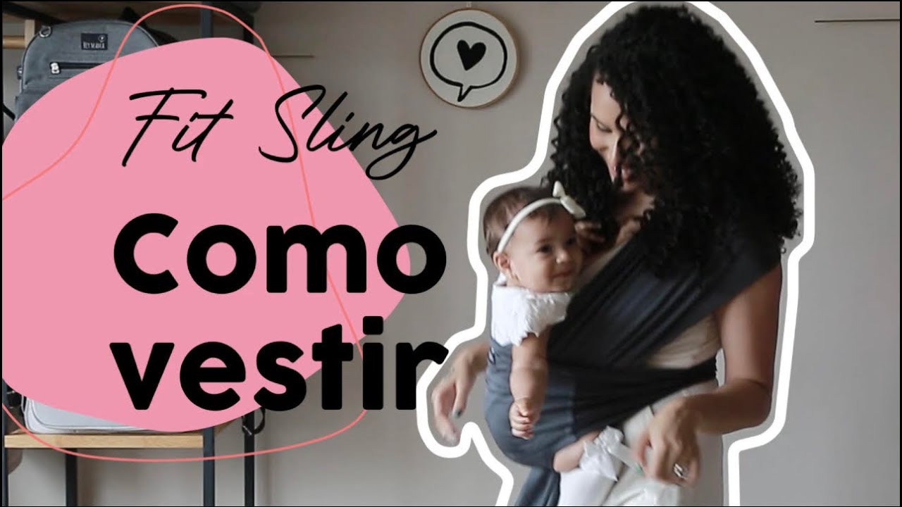Aprenda a vestir o Sling da Hey Mama