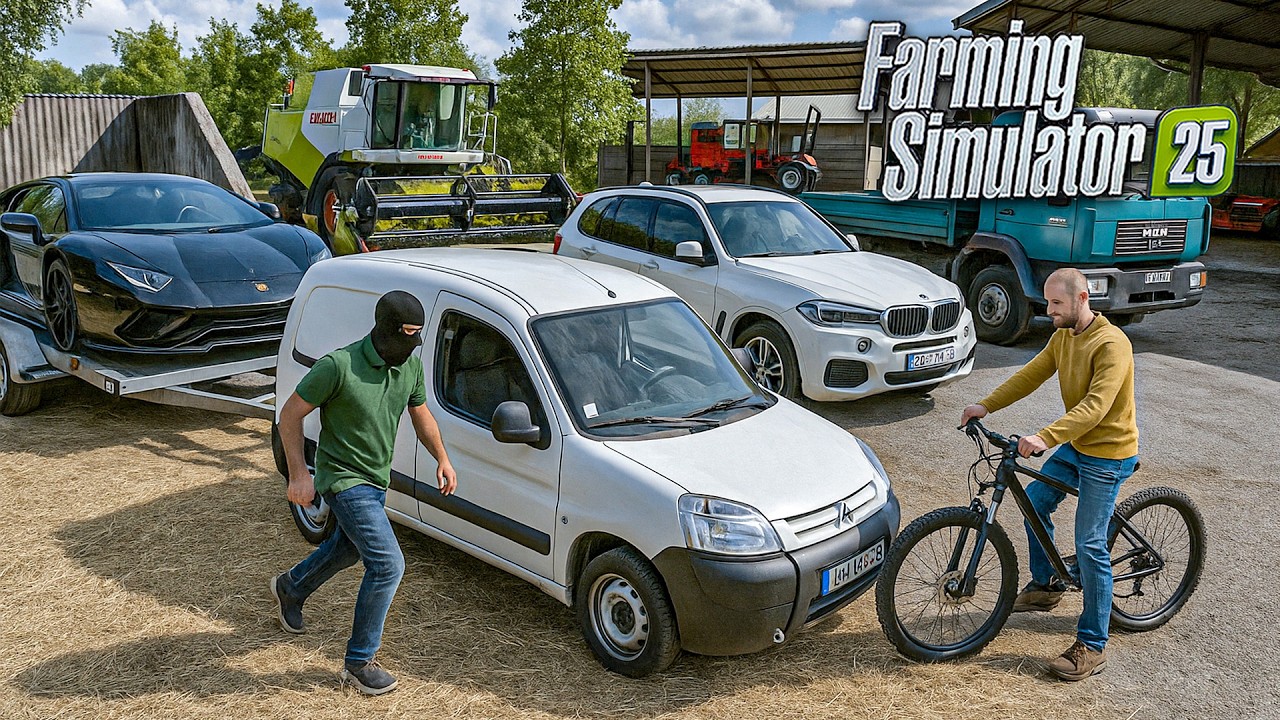 Ce Faux Stagiaire vole ma Lamborghini et mon X5 | Farming Simulator 25 Roleplay