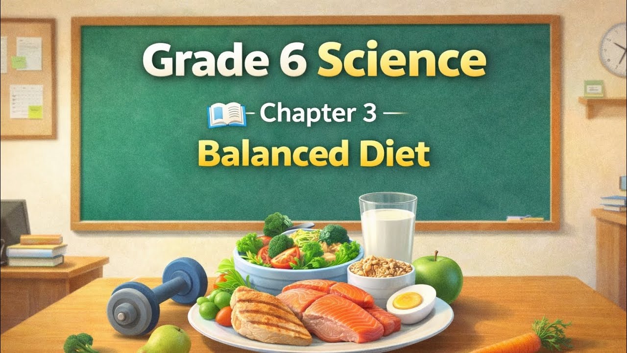 Balanced diet | Class 6th |Science | Chapter 3 