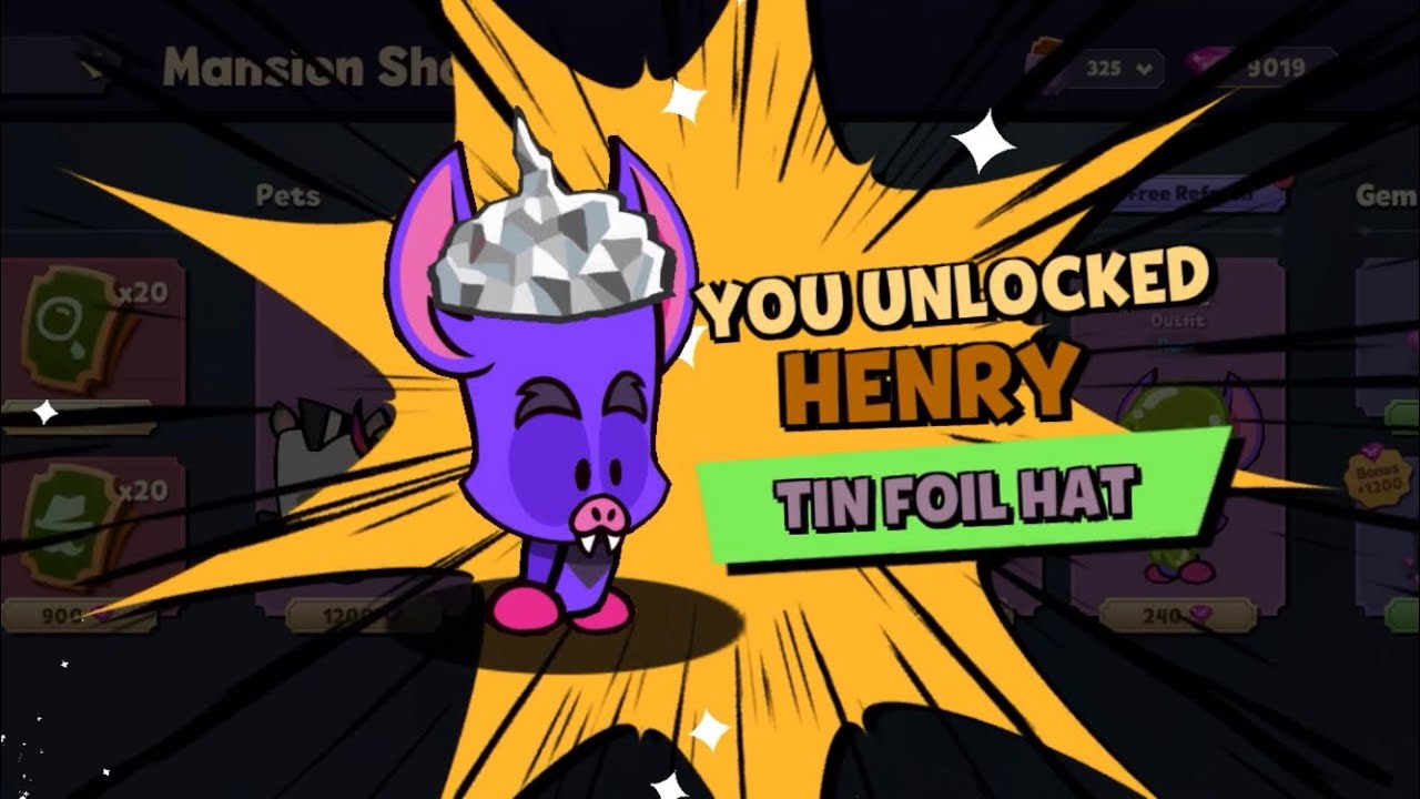 Tin Foil Hat Henry Unlocked! || Suspects Mystery Mansion