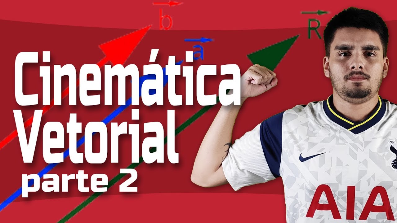 CINEMÁTICA VETORIAL (2/2) - ACELERAÇÃO VETORIAL MÉDIA, ACELERAÇÃO CENTRÍPETA, ACELERAÇÃO TANGENCIAL