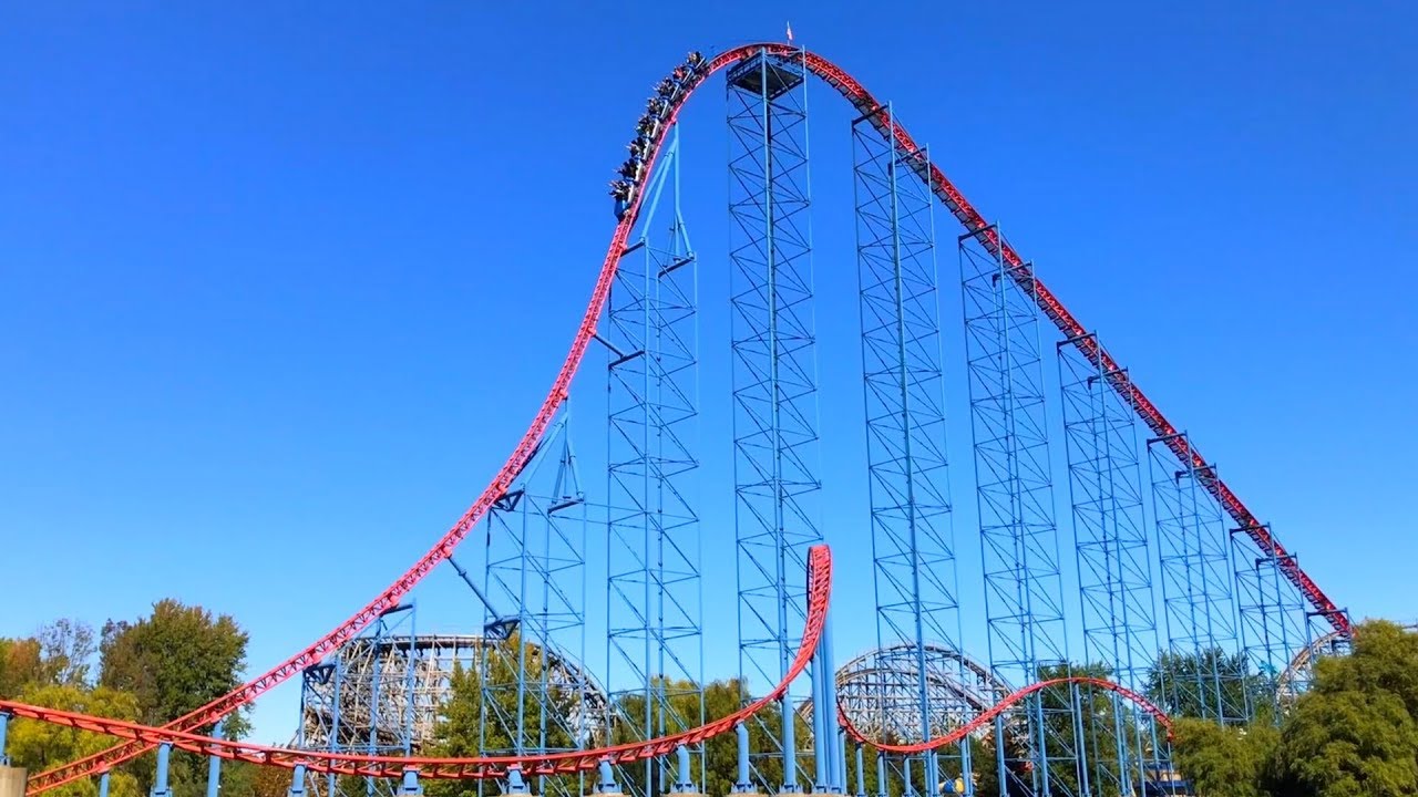 Ride of Steel Off-Ride - Six Flags Darien Lake (2017)