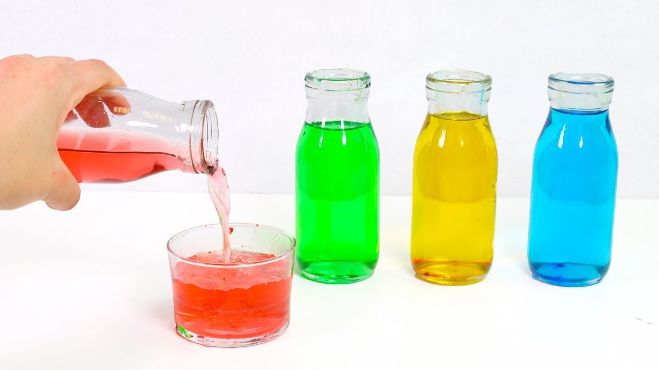 🌈 LOS COLORES 🌈 Hacemos experimentos con agua de colores | Experimentos sencillos para niños