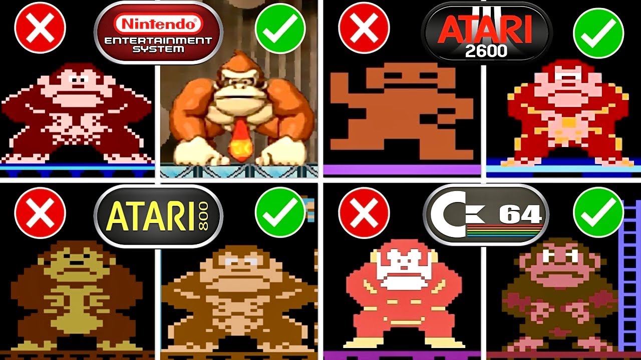 Donkey Kong Games IMPROVED by FANS - Ultimate Comparison - Which is Best? 4K