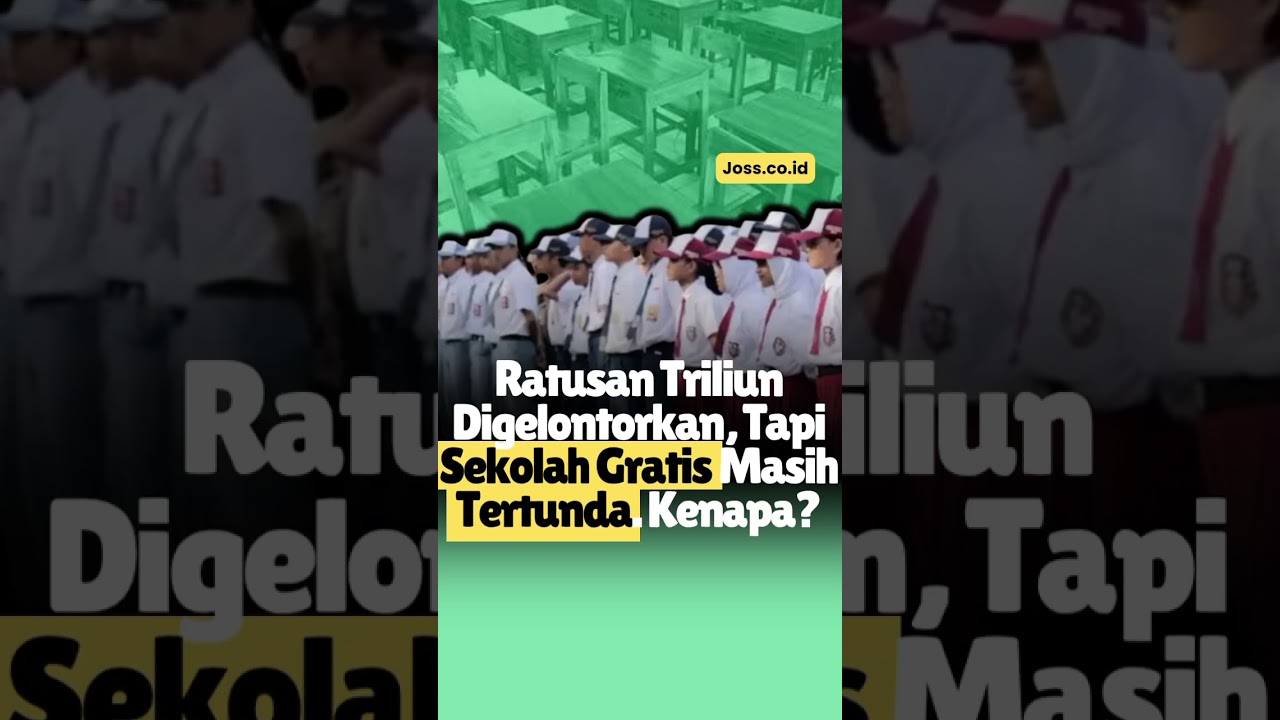 Sekolah Gratis Masih Tertunda. Kenapa? #sekolahgratis #sd #smp #sma #sekolah #swasta #sekolahnegeri