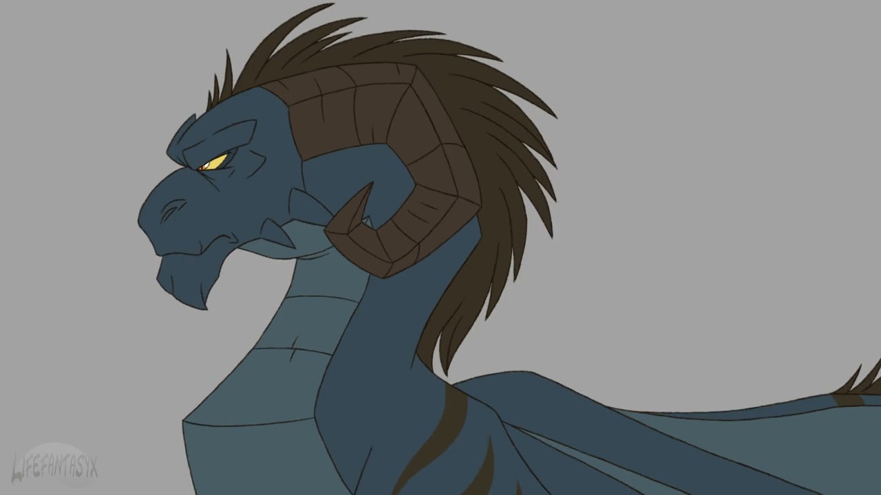 Brutus Dragon Hand Drawn Animation