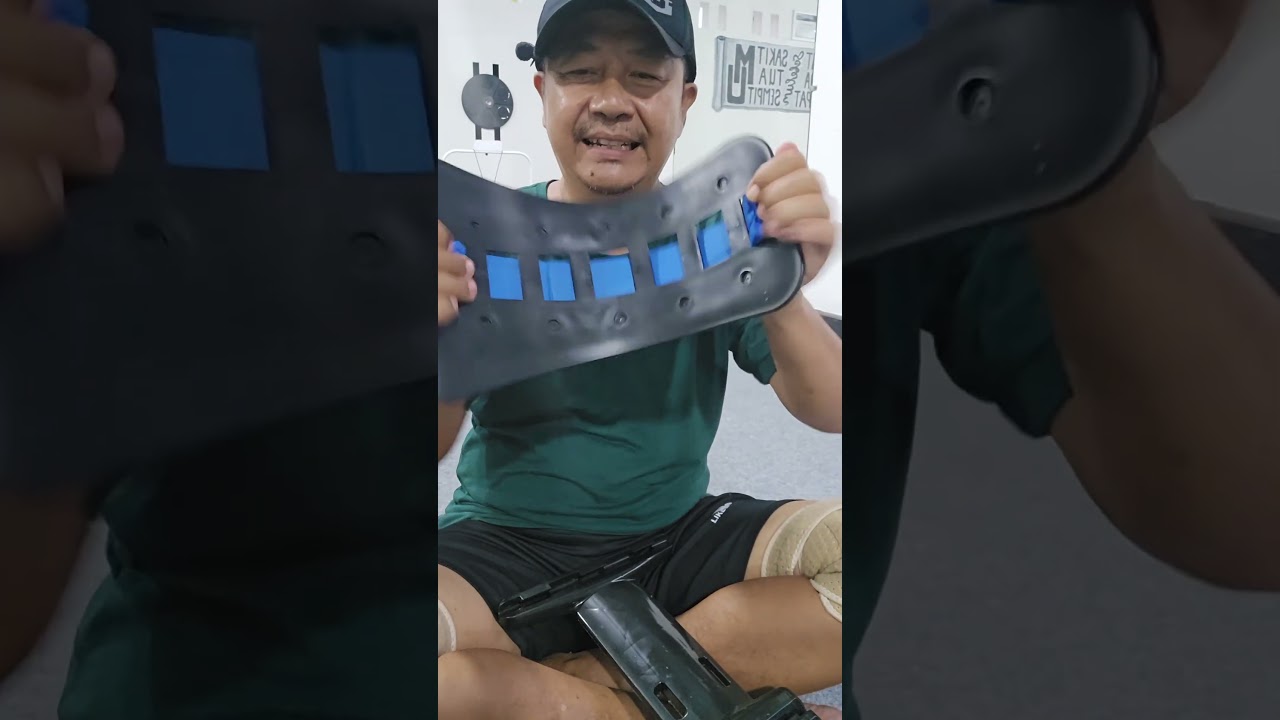 papan peregangan lumbar papan relaksasi tulang belakang terapi saraf kejepit leher kaku