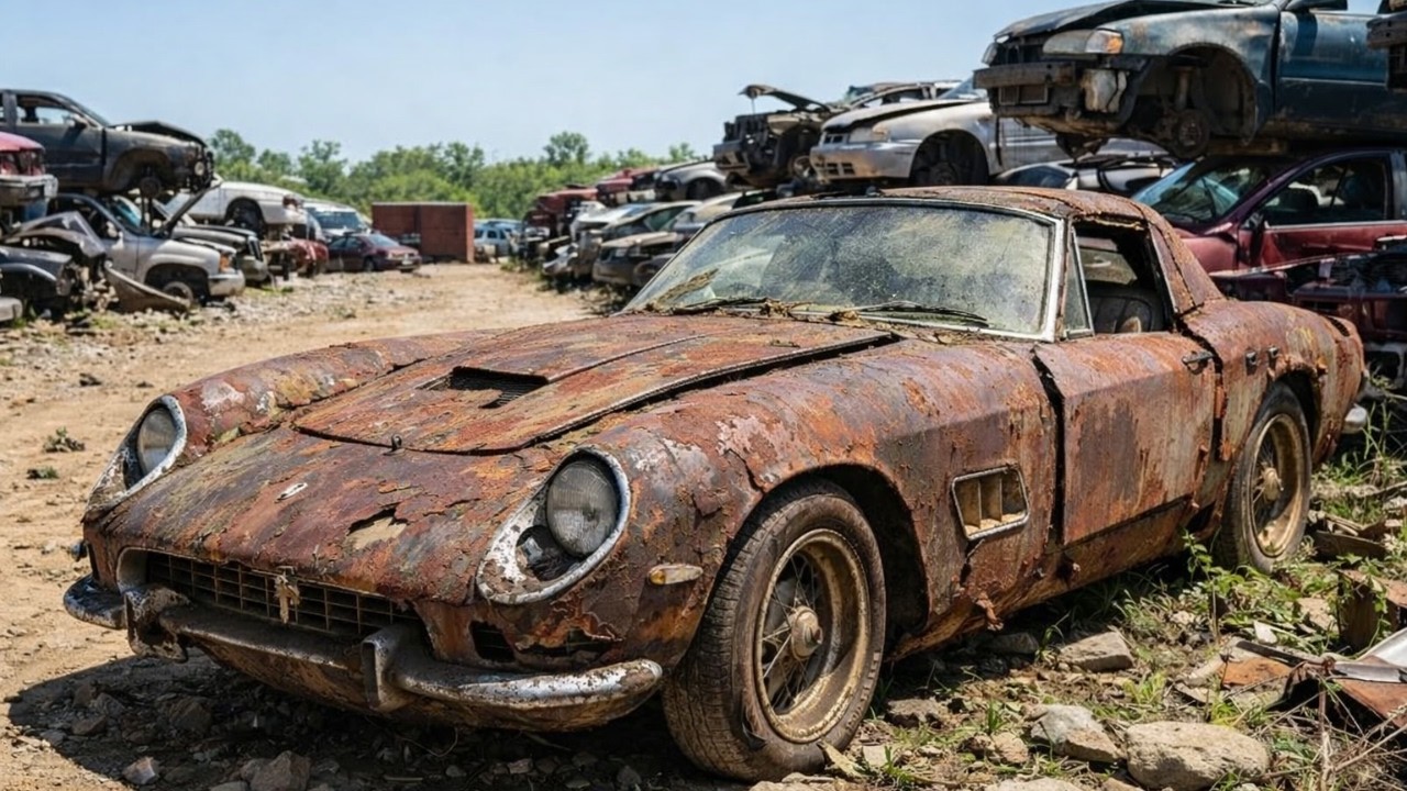 Abandoned Ferrari 250 GT California Spyder Restored to Perfection