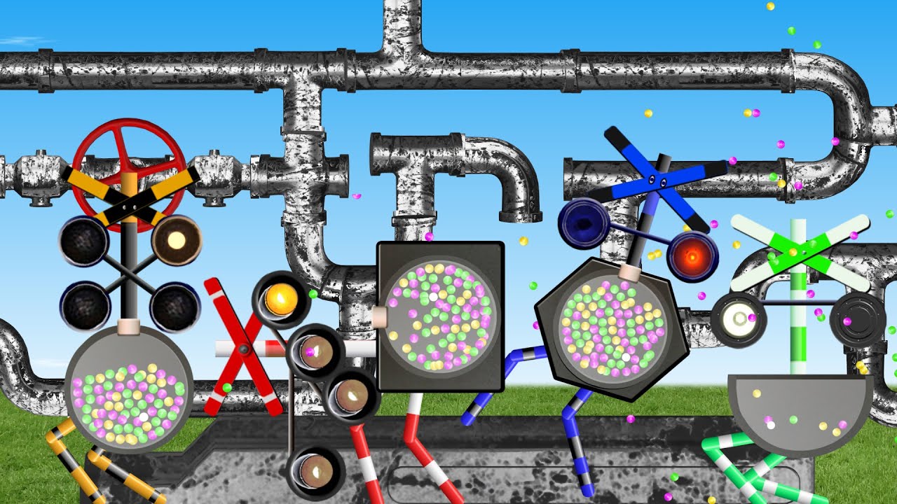 どえらい水道管でパワーを注入する踏切さん とてもカワイイ |4K| Railroad crossings to charge energy