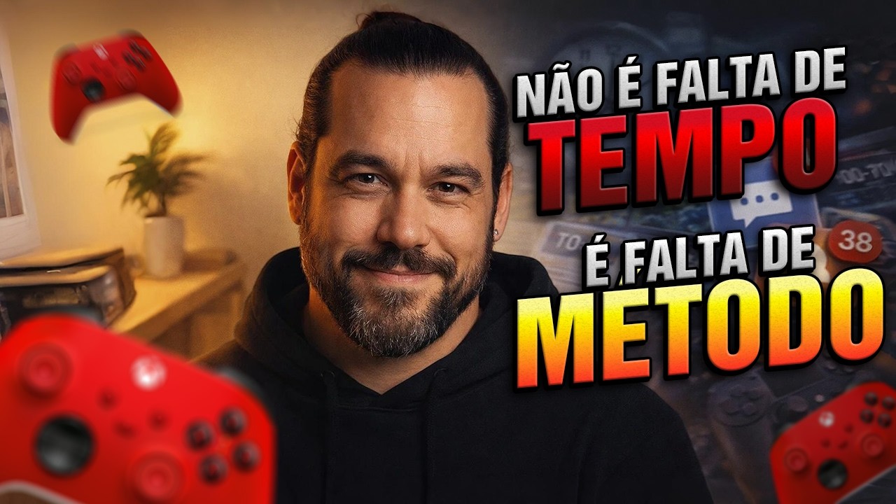 Como eu jogo 10h por semana mesmo tendo uma rotina corrida