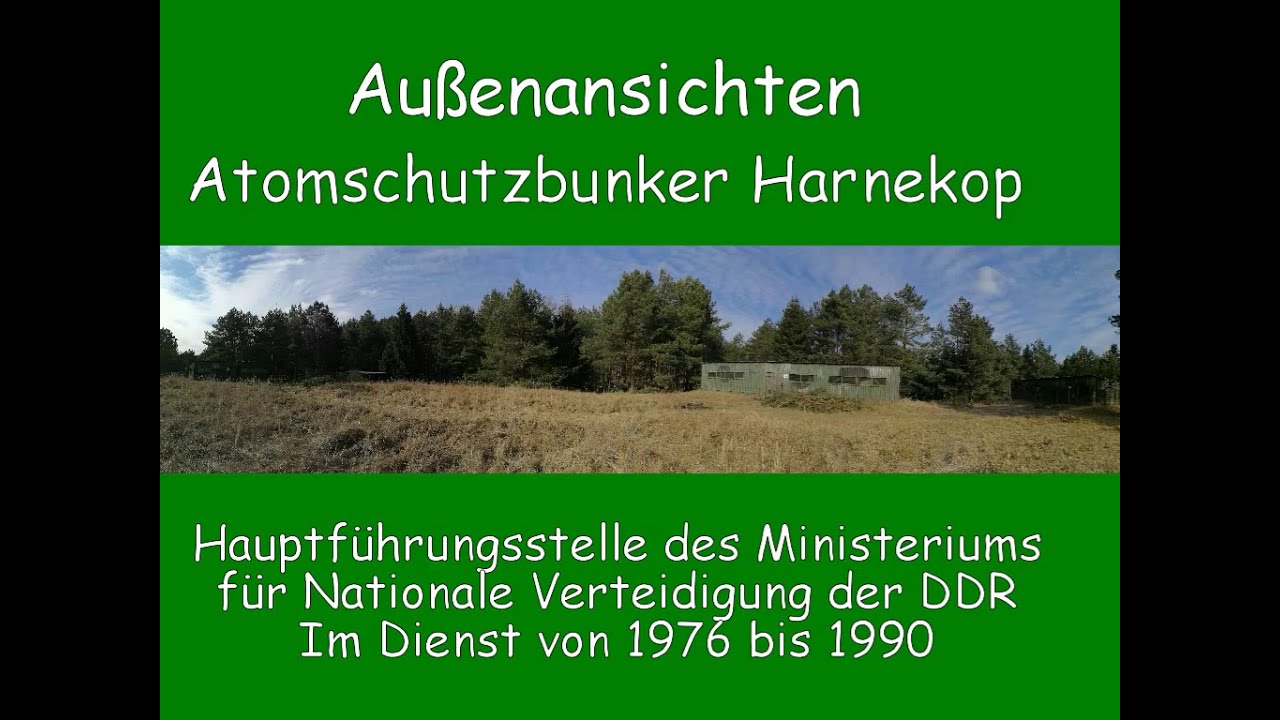 Atombunker Harnekop Aussenansichten