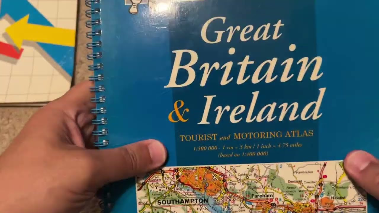 Unintentional ASMR: I Plan An England Trip With My Map Book