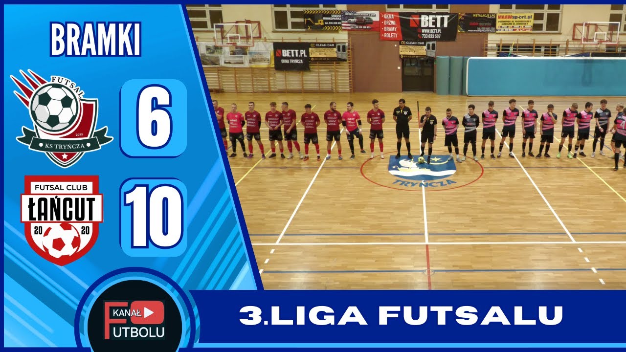 Futsal Tryńcza 6-10 Futsal Łańcut | 3. Liga Futsalu [BRAMKI]