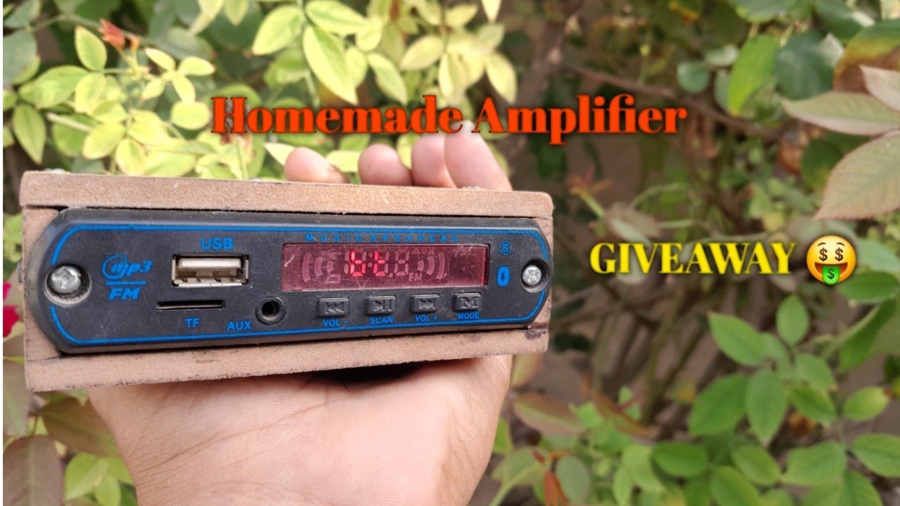 Homemade Amplifier | Giveaway🤑 |how to make amplifier at home