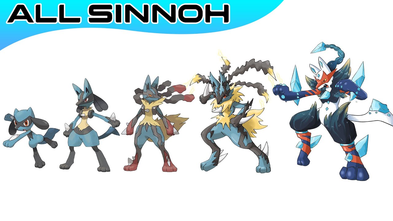 How To Evolve All Gen 4 Sinnoh Pokémon & Mega Evolutions | Max S Animation