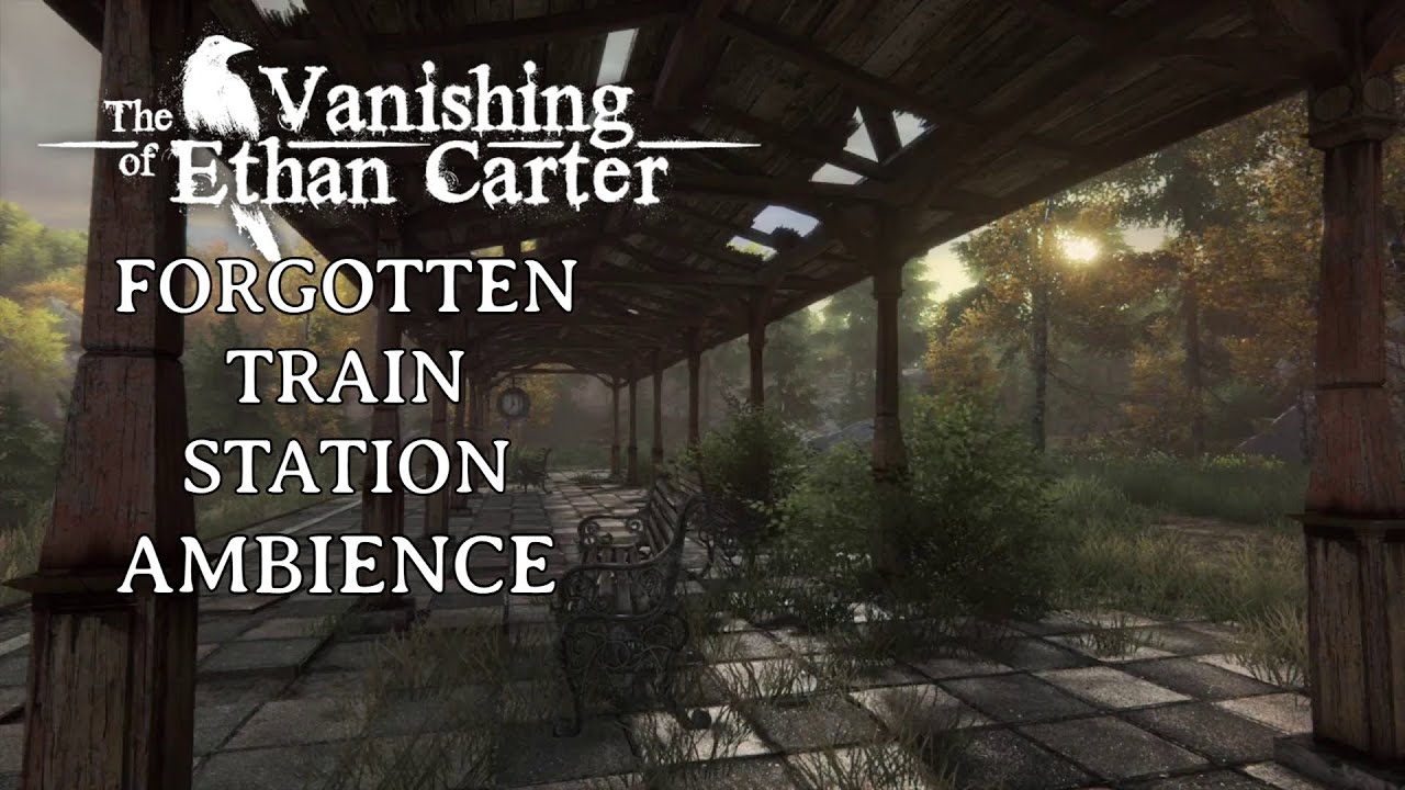 Abandoned Train Station | The Vanishing of Ethan Carter | Heavy Wind Ambience  | ASMR | 8 Hours