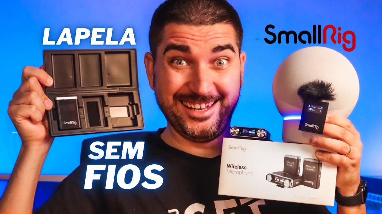 Microfone de Lapela SEM FIO - SmallRig Forevala W60 Wireless KIT
