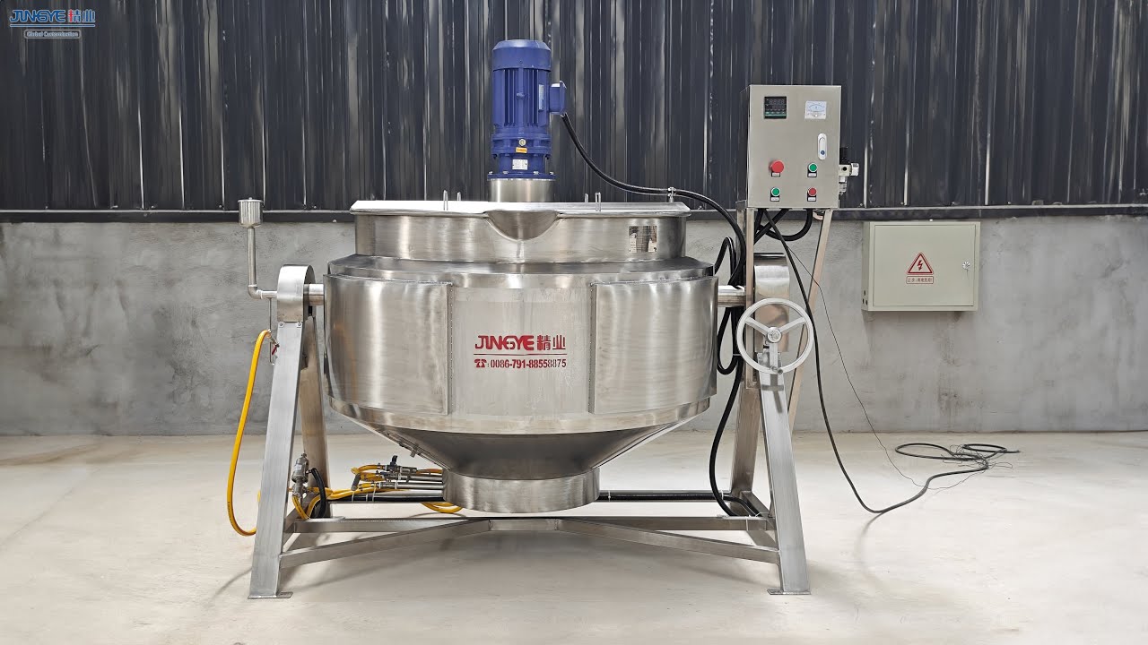 Jingye - 500L Tiltable Gas Jacketed Kettle