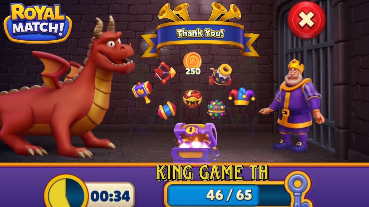 Royal Match Gameplay Level 11- 20 Cupboard to break and complete Throne Room