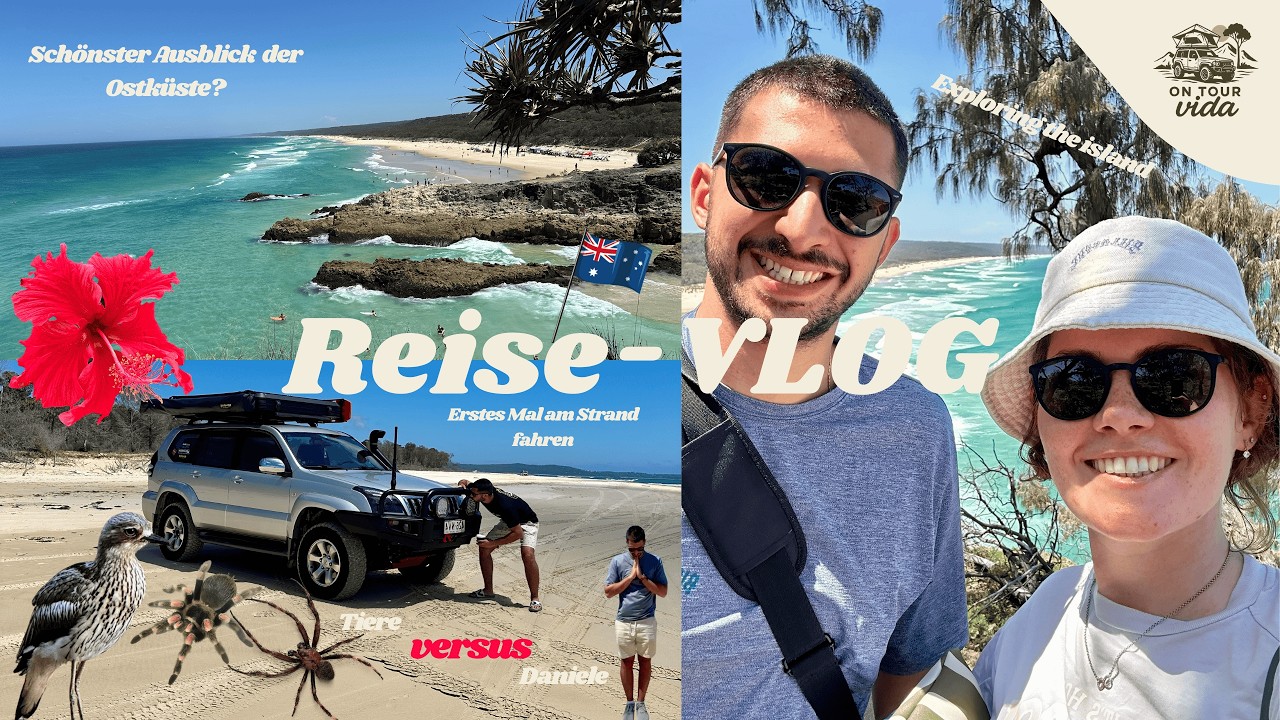 Stradbroke Island Abenteuer | Spinnen beim Wandern & echtes Roadlife in Australien 🕷️🚐 | Vlog 4
