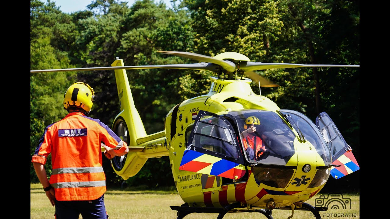 Lifeliner 3 landt bij Gelre ziekenhuis na incident aan de Symfoniestraat.