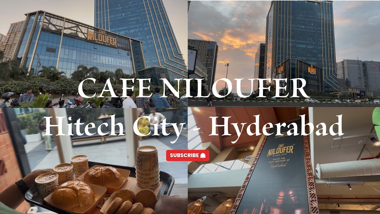 India’s BIGGEST Tea Cafe? ☕ Cafe Niloufer Hitech City Tour | Hyderabad Moto Vlog 🏍️