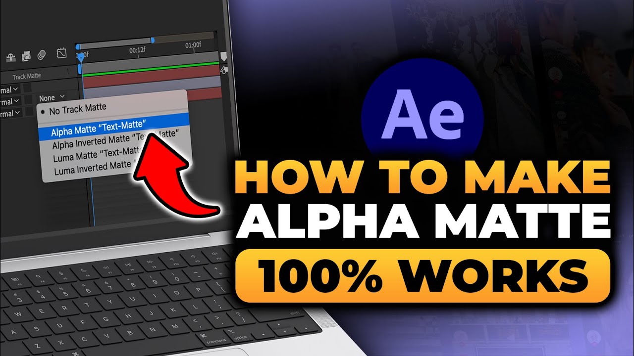 How To Make an Alpha Matte in After Effects (FAST & EASY) | 100% WORKS | NO Yapping, To The Point!