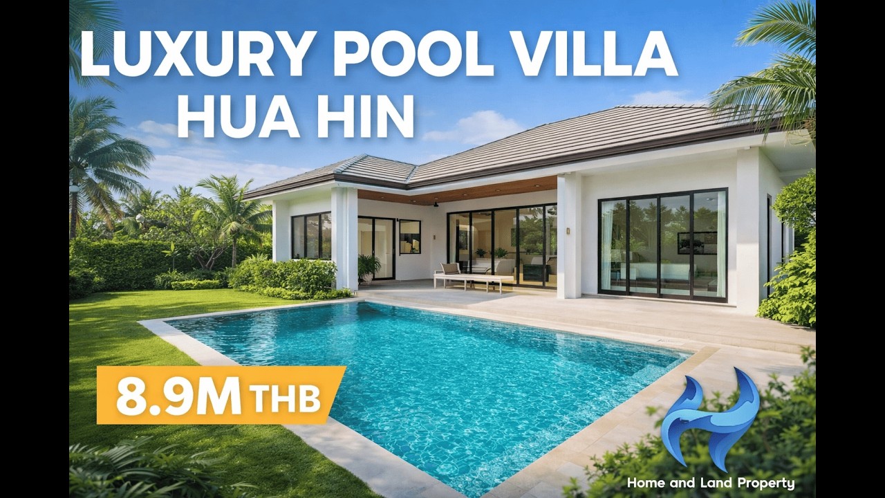 New luxury pool villa for sale in Hua Hin