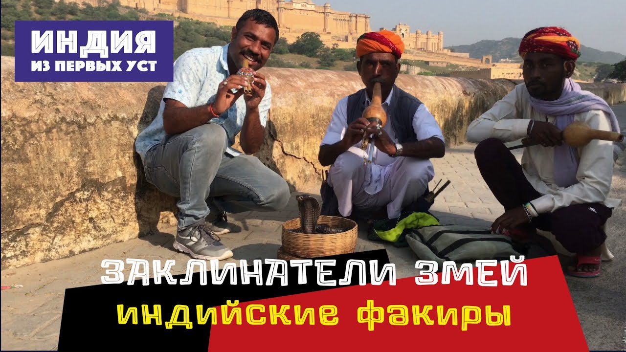 Заклинатели змей. Индийские факиры.